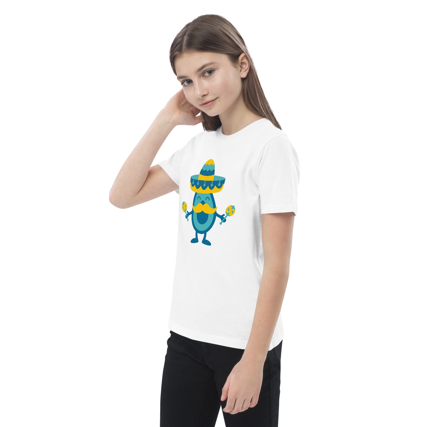 Camiseta infantil de algodón orgánico